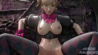 Mingrad 12 features a cartoon girl with big tits and ass getting pleasured in anime style
