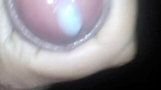 Enjoying a relaxing self-pleasure session at home