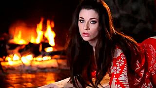 Watch this brunette lick her pussy in high definition solo masturbation