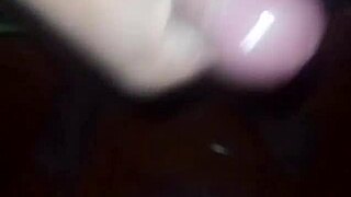 Enjoying a relaxing self-pleasure session at home