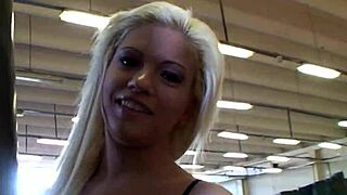 Wrestling Cuties Feel Intense Pleasure Pussytoying in Boxing Ring