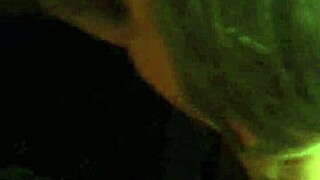 curvy girlfriend chats with friend during homemade video