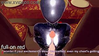 Blonde cartoon twins with big asses in fantasy atomic encounter