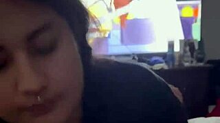 Wife helps me with a facial treatment in the USA