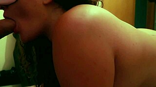 Watching cheating wife give deepthroat blowjob!