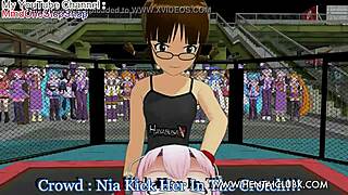 anime girl gets ballbusted in ryona fight hentai