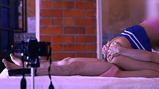 the university student explored her wildest fantasies with her friend in the apartment