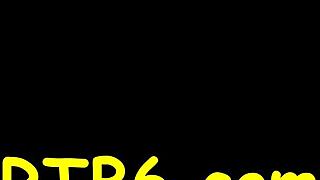 A submissive woman locks herself in a cage for erotic play