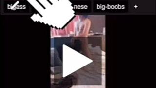 Japanese amateur girl enjoys intense solo session.