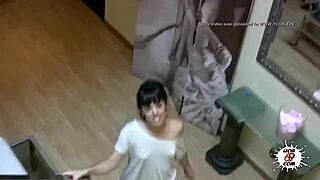 Saucy latina sucks dick and balls