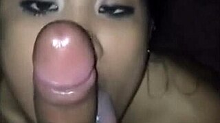 Asian Teen 18+ Sucking Cock in Hot Homemade Clip