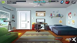 summertime saga young babe cums in anime game