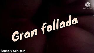 a milf in a passionate encounter with internal climax