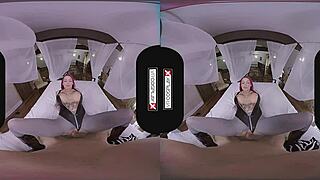 dino crisis cosplay vr starring anna bell peaks getting her juicy pussy penetrated hardcore