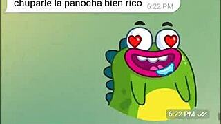 Did you see how my carnal's wife got all horny on web chat?