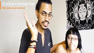 Qrozne and amber kai hottest big ass brazilian teen falling after orgasm