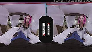 dino crisis cosplay vr starring anna bell peaks getting her juicy pussy penetrated hardcore
