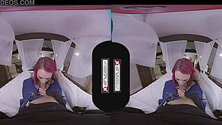 dino crisis cosplay vr starring anna bell peaks getting her juicy pussy penetrated hardcore