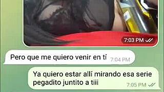 Did you see how my carnal's wife got all horny on web chat?