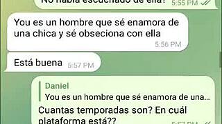 Did you see how my carnal's wife got all horny on web chat?