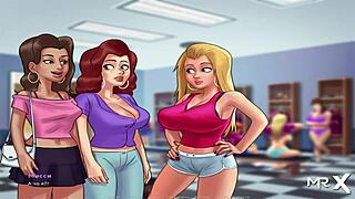 I love that hot bathroom bang in summertimesaga e4 13