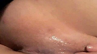 amber plays with her dildo, getting all wet and horny