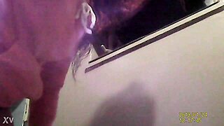 Sexy Lady Using Bathroom