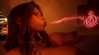 哟，看看女巫Herba下面 第3部分 4K 3D 色情！🔥