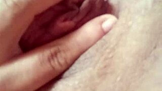 Addicted to masturbating with small tits, reaching orgasm in solo amateur session?