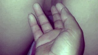 i give my wife a nice fingering in her pussy