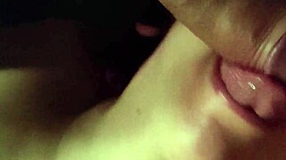 Blowjob cum in mouth and facial