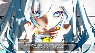 Miku Gets Wet During Pool Photoshoot