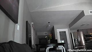 crazy payton hall eats her stepson connors big cock load