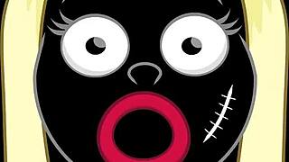 hot brunette kaia kane sucks two dicks in a 3-way fuck 😈