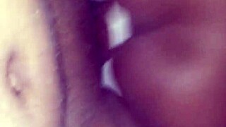 petite ebony teen rides big black cock hard