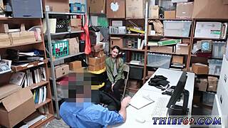 ed powers catches a habitual thief and gives her anal punishment