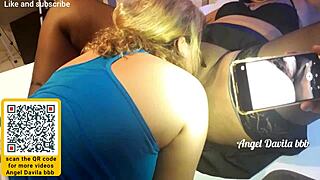 Swingers WIVES GO WILD, making out before the couple exchange with sra 928.