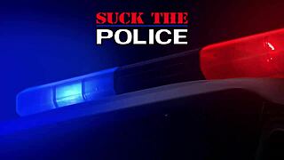 raya nguyen sucks officer's cock at home to avoid trouble