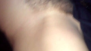 Shooting Another Load on Her Hairy Pussy Feels So Good in High Definition