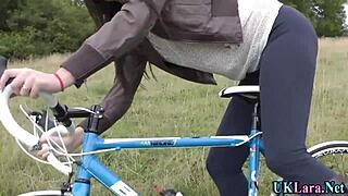 brit in stockings gets facial 😏