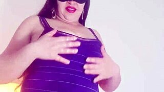 wife moans loudly while using her toy