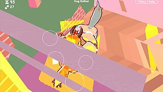 In Odymos LGBT Hentai Game Ep 7, sexy characters explore consent in masturbation scenes