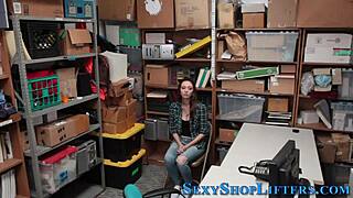 real teen caught shoplifting, what a naughty girl 😏