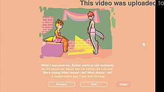 In Odymos LGBT Hentai Game Ep 7, sexy characters explore consent in masturbation scenes