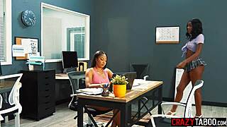 black teen 18+ lala ivey relaxed stepsis ashley aleigh and made her pussy wet