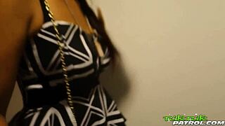 Tuktukpatrol Thai girl with hairy pussy gets stuffed with creampie cum.