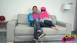 Pregnant woman screws a hung Latino in steamy session.