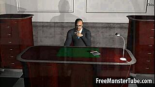 Hot 3d Blonde Babe Getting Fucked Hard By The