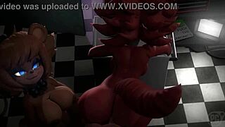 Fnia girls compilation of sex scenes with big tits and ass