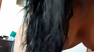 Horny stepsister begs for hard pounding with big black cock!